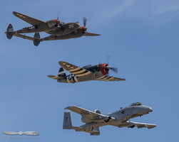 USAF Heritage Flight : Thunderbolts & Lightning