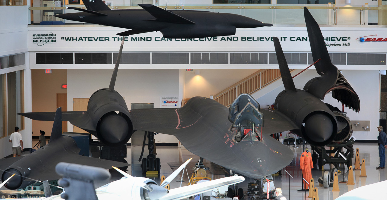 2013, 61-7971, Art2022, Blackbird, Evergreen Air Museum, McMinnville, Oregon, PNW13, Pano, SR-71, USA