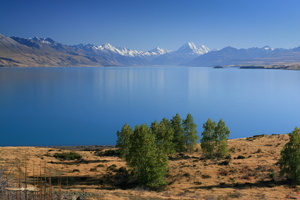 Lake Pukaki with Mount Cook