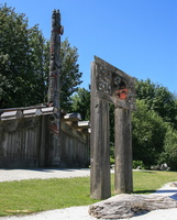 Haida House & totems