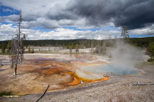 Firehole spring