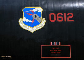 Boeing B-52D Stratofortress with North American AGM-28 Groundhog underwing