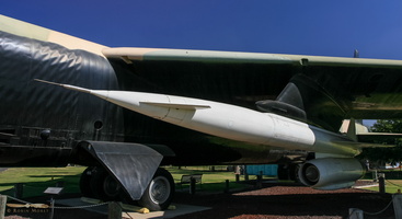 Boeing B-52D Stratofortress with North American AGM-28 Groundhog underwing
