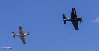 Cloud Dancer chasing a Bearcat
