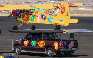 Ken Pietsch landing on a truck