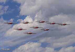 Canadian Air Force Snowbirds demo team
