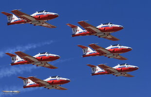 Canadian Air Force Snowbirds demo team
