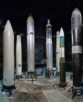 Missile gallery : Jupiter, Thor, Titan II, Titan, Thor-Agena, Minuteman III, Peacekeeper ICBMs