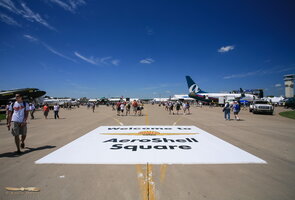 Main Square where static display changes every day