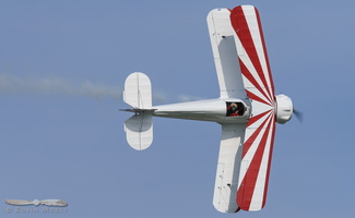 David Martin flying the Bucker Jungmeister