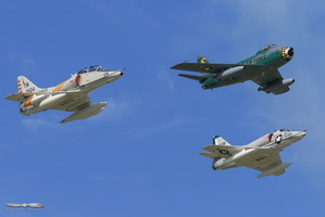 Skyhawk & Sabre flight