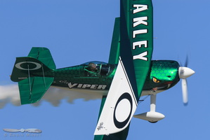 Jason Newberg aerbotics in a Pitts S-2S