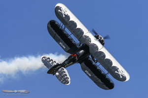 Kyle Franklin aerobatic routine with the WACO JMF-7