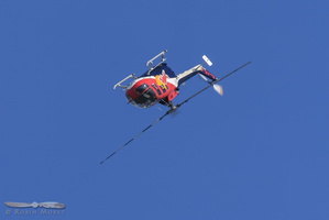Chuck Aaron doing aerobatics in his Bo105