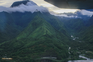 Tahiti - Island from above