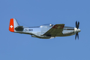 P-51D Mustang in swiss colors