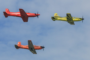Pilatus modern trainers : PC-7, PC-9, PC-21