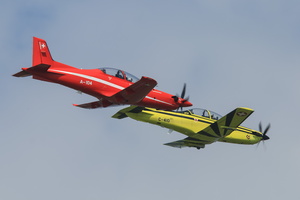 Pilatus modern trainers : PC-9, PC-21