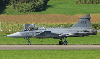 Swedish Air Force Saab Gripen display