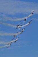 Combined Patrouille Suisse & PC-7 Team display