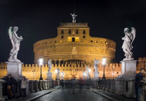 Castel Sant'Angelo from Sant'Angelo bridge - Pons Ælius