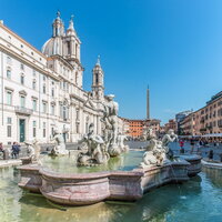 Fontana del Moro and Sant'Agnese in Agone (Piazza Navona)
