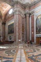 The meridian solar line and gnomon by Francesco Bianchini