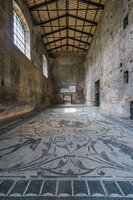 Hall XI with Hercules & Achilles mosaic 