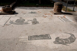 Boat mosaic - Trade from Narbo Martis (Narbonne, France)