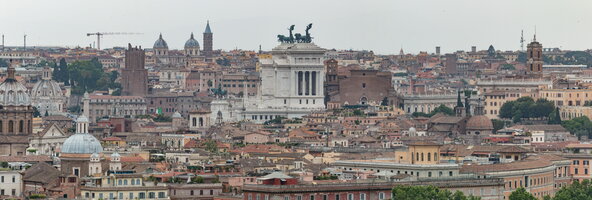 Altare della Patria & Capitole Hill from Janiculum