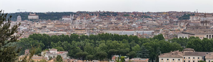 Navona, Pantheon & Barberini from Janiculum