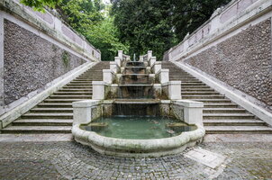 Fontain in the park of Janiculum