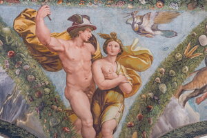 Mercury bringing Psyche on Mount Olympus