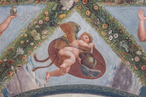 Angel having stolen a hero's attributes (Perseus)