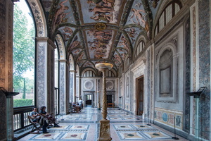 Loggia of Cupid and Psyche was originally the entrance of villa Farnesina