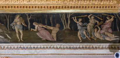 Orpheus - Pluto bringin back Eurydice - Orpheus beaten to death by Thracean women