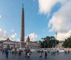 Piazza del Popolo, Porta del Popolo, Santa Maria del Popolo and Pincio