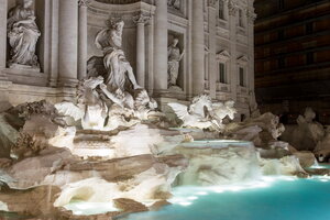 Trevi fountain (Salvi / Pannini, 18th AD)