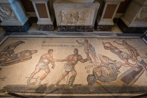 Gladiators mosaic (4th AD)