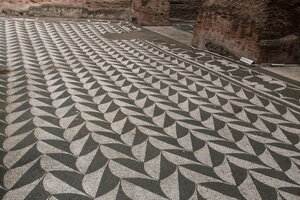 Mosaic of west gymnasium