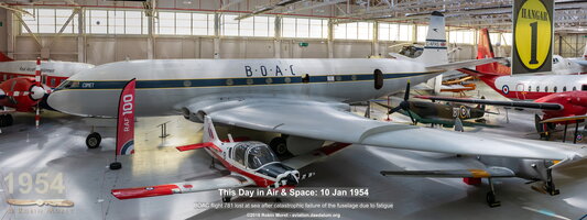 #TDIA Jan 10 - De Havilland DH/106 Comet 1XB at RAF Museum Cosford. One of the few original.