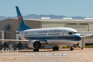 Boeing 737-300 from China Southern.  Pima Air & Space Museum, Tucson, AZ