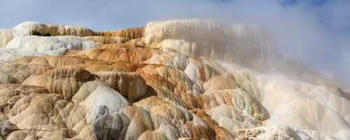 Palettte Spring, Mammoth Springs - Yellowstone National Park, Wyoming - USA - 2013