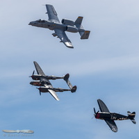 USAF Heritage Flight : Thunderbolts & Lightning