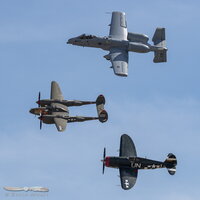 USAF Heritage Flight : Thunderbolts & Lightning