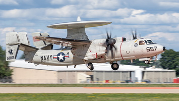 US Navy E-2C Hawkeye demo team VAW-120, 165812