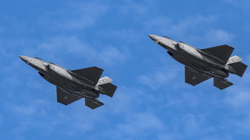 USAF F-35A Lightning II demo team 18-5452 and 18-5453