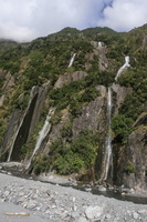 Falls at Franz Ferdinand Glacier