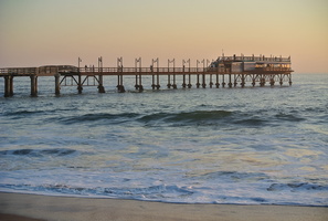 Jetty bridge on Palm Beach, Swakopmund