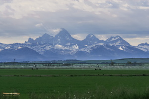 Teton range from Idaho